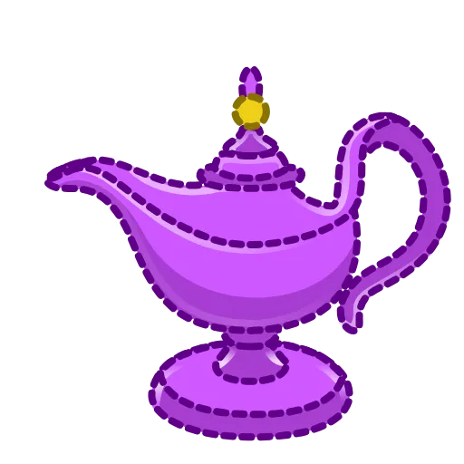 Стикер 18 Genies Lamp