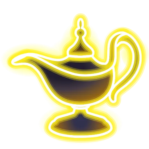 Стикер 33 Genies Lamp