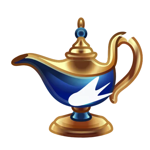 Стикер 10 Genies Lamp