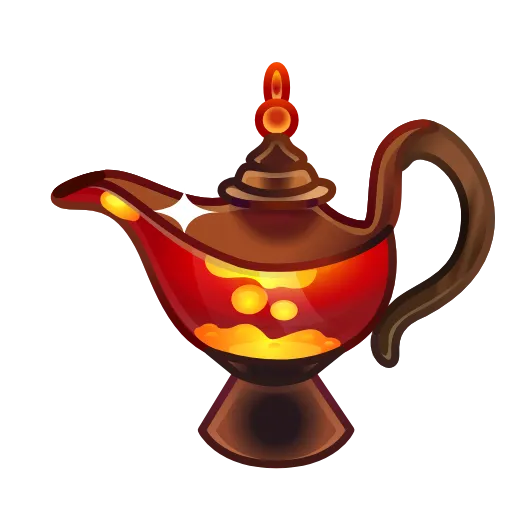 Стикер 27 Genies Lamp
