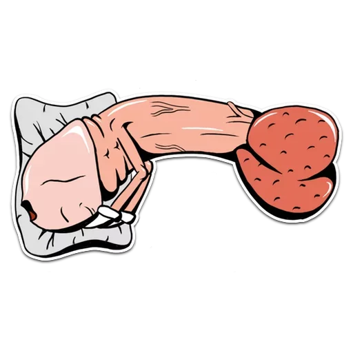 Стикер 31 Genitalia stickers 18+