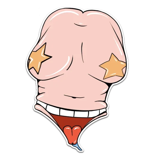 Стикер 4 Genitalia stickers 18+