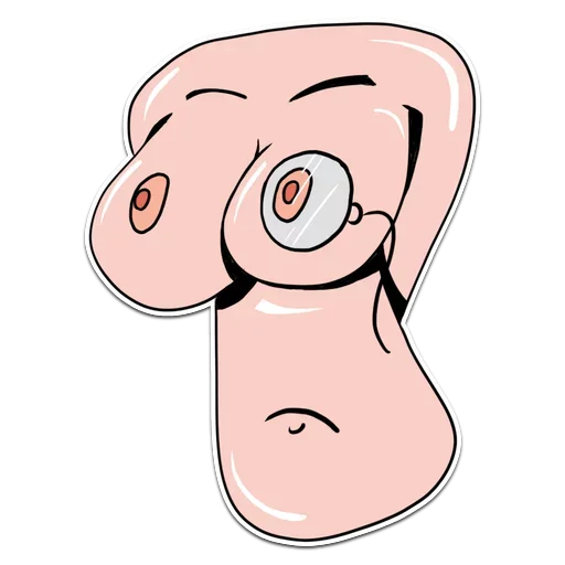 Стикер 3 Genitalia stickers 18+