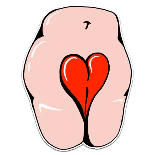 Стикер 5 Genitalia stickers 18+