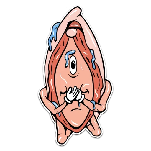 Стикер 14 Genitalia stickers 18+
