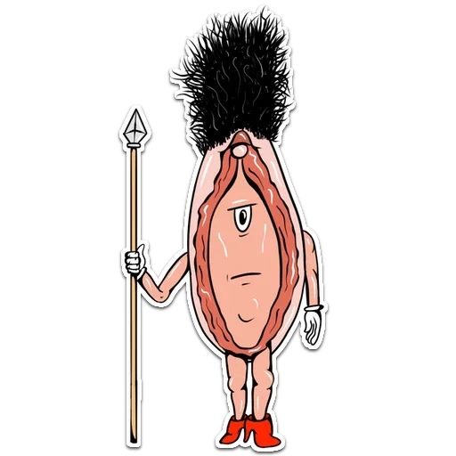 Стикер 17 Genitalia stickers 18+