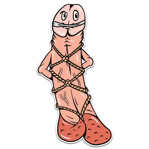Стикер 19 Genitalia stickers 18+
