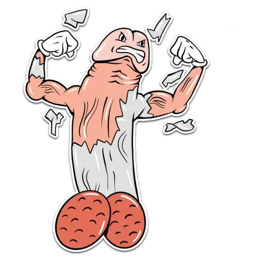 Стикер 28 Genitalia stickers 18+