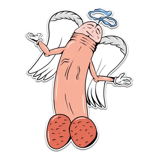 Стикер 27 Genitalia stickers 18+