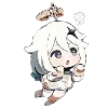 Стикер 3 Genshin Chibi