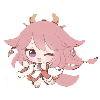 Стикер 41 Genshin Chibi
