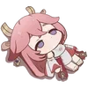 Стикер 42 Genshin Chibi