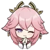 Стикер 45 Genshin Chibi