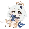 Стикер 25 Genshin Chibi