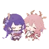 Стикер 58 Genshin Chibi