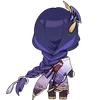 Стикер 52 Genshin Chibi