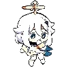 Стикер 40 🌸 Chibi Genshin - Геншин смайлы в чиби-стиле