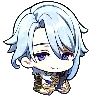 Стикер 61 🌸 Chibi Genshin - Геншин смайлы в чиби-стиле