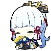 Стикер 44 🌸 Chibi Genshin - Геншин смайлы в чиби-стиле
