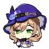 Стикер 54 🌸 Chibi Genshin - Геншин смайлы в чиби-стиле