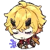 Стикер 58 🌸 Chibi Genshin - Геншин смайлы в чиби-стиле