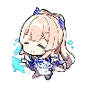 Стикер 9 🌸 Chibi Genshin - Геншин смайлы в чиби-стиле