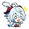 Стикер 27 🌸 Chibi Genshin - Геншин смайлы в чиби-стиле