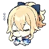 Стикер 52 🌸 Chibi Genshin - Геншин смайлы в чиби-стиле