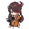 Стикер 24 🌸 Chibi Genshin - Геншин смайлы в чиби-стиле