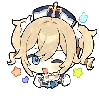 Стикер 42 🌸 Chibi Genshin - Геншин смайлы в чиби-стиле