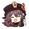 Стикер 22 🌸 Chibi Genshin - Геншин смайлы в чиби-стиле