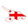 Стикер 9 Georgia - эмодзи с флагами и вайбом Грузии