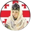 Стикер 31 Georgia - эмодзи с флагами и вайбом Грузии