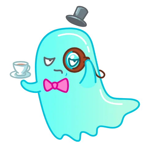 Стикер 4 Ghost Bugi