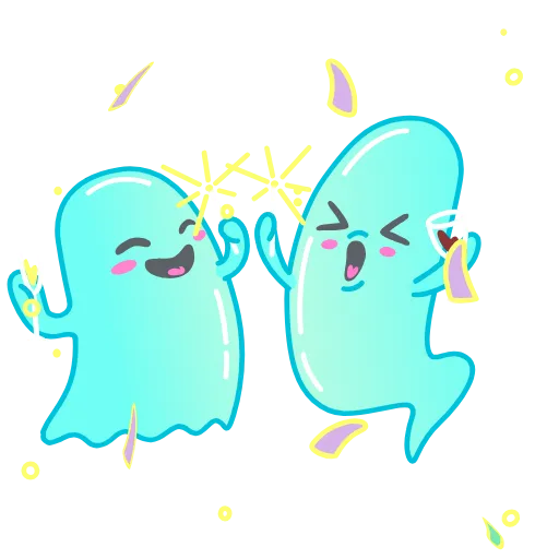 Стикер 10 Ghost Bugi