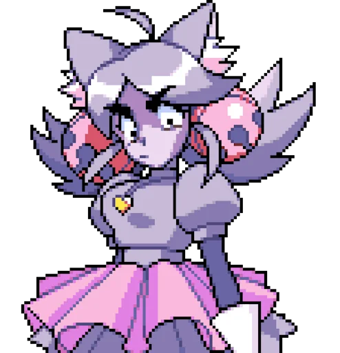 😐 Стикер «Deltarune Ghost Cutie Mew Mew» для Telegram