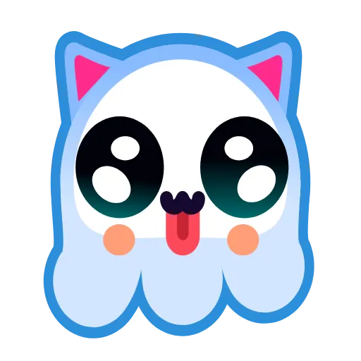 Стикер 34 Ghost Emoji