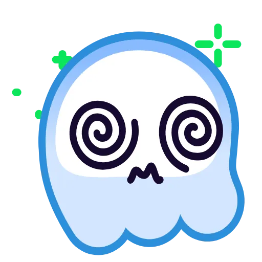Стикер 29 Ghost Emoji