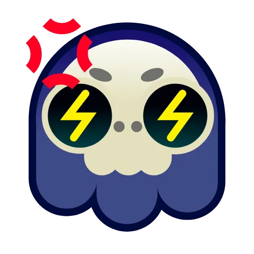 Стикер 32 Ghost Emoji