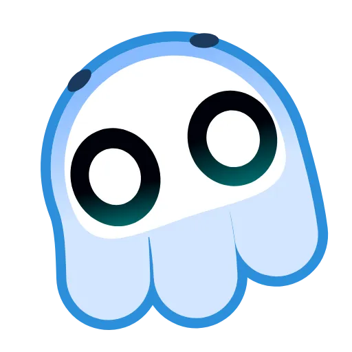 Стикер 23 Ghost Emoji