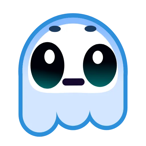 Стикер 25 Ghost Emoji