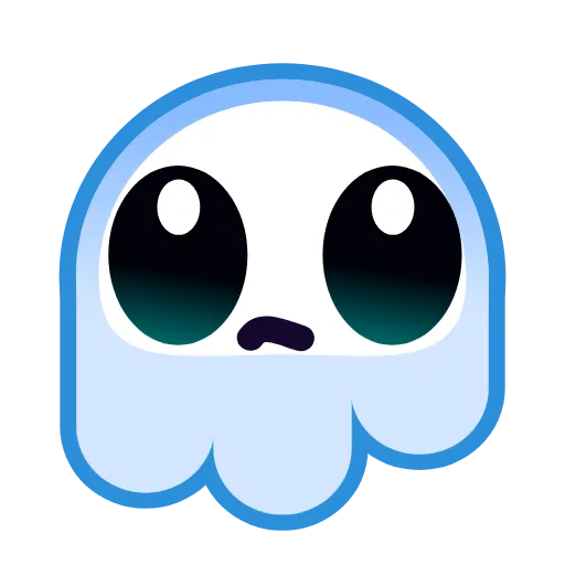 Стикер 27 Ghost Emoji