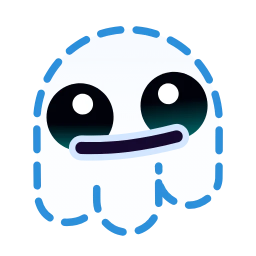Стикер 24 Ghost Emoji