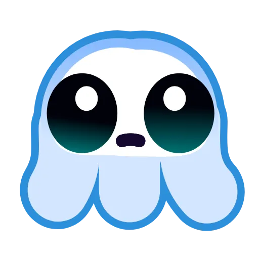 Стикер 39 Ghost Emoji
