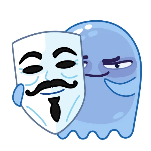 😈 Эмодзи «Привидение» для Telegram