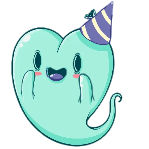 🥳 Эмодзи «Ghost» для Telegram