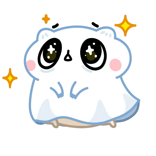 Стикер 6 Ghost Hamster