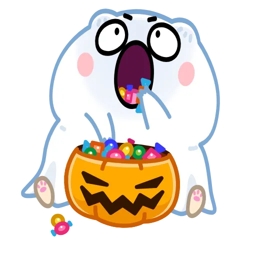 Стикер 12 Ghost Hamster