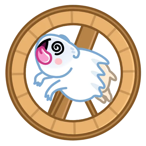 Стикер 9 Ghost Hamster