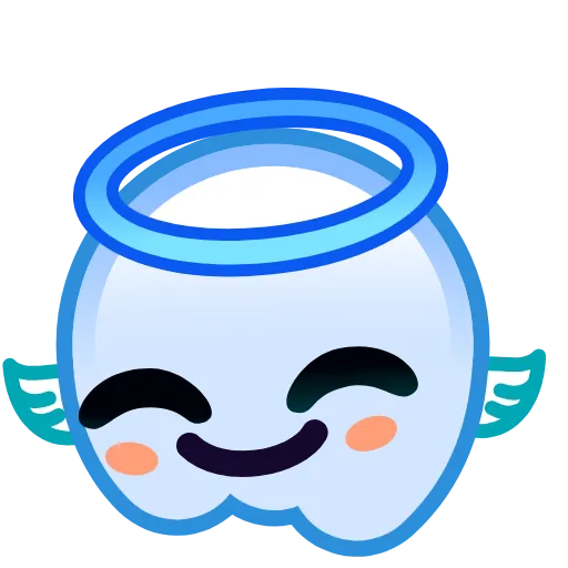 Стикер 5 Ghost Emoji